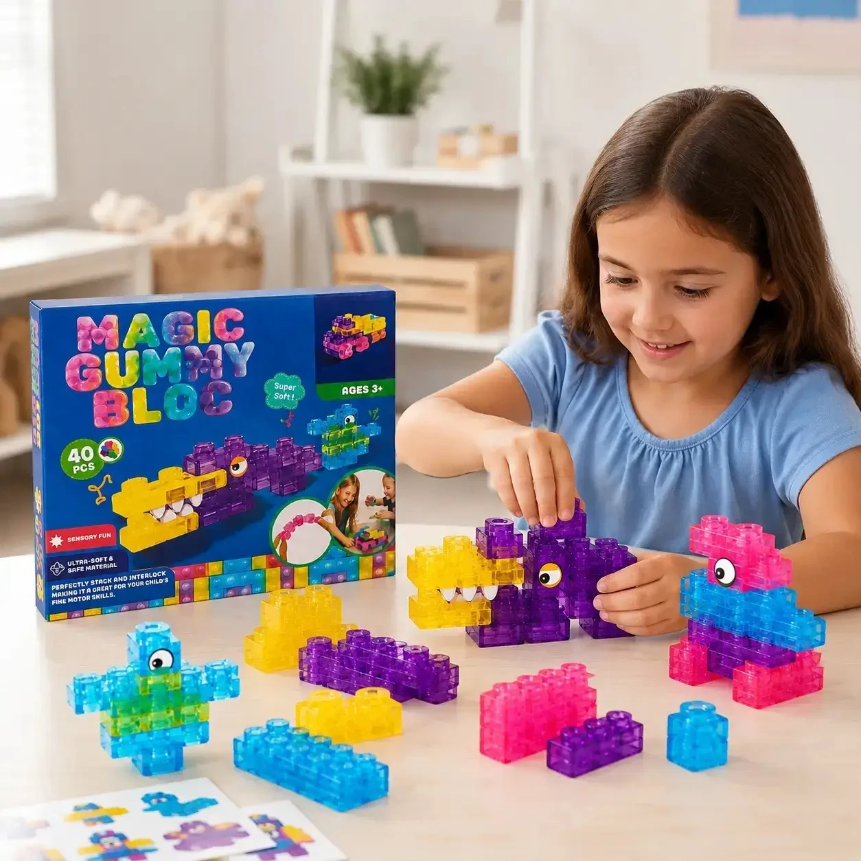 Magic Gummy Bloc — м'який конструктор